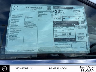2026 Nissan Pathfinder SV