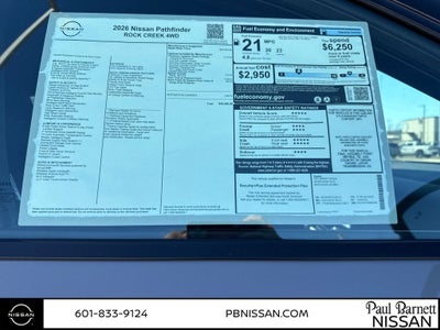 2026 Nissan Pathfinder SV