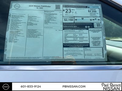 2026 Nissan Pathfinder SL