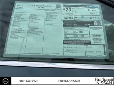 2026 Nissan Pathfinder SL