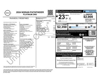 2024 Nissan Pathfinder Platinum