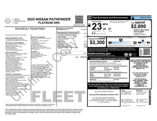 2025 Nissan Pathfinder Platinum