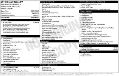 2011 Nissan Rogue SV