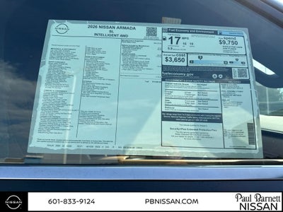 2026 Nissan Armada SL