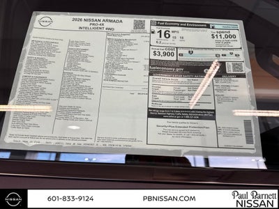 2026 Nissan Armada PRO-4X