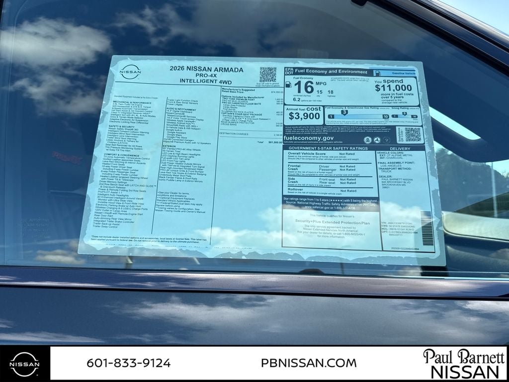 2026 Nissan Armada PRO-4X