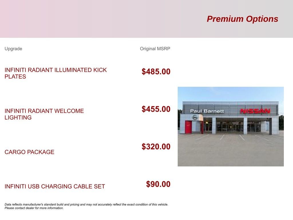 2023 INFINITI QX80 Sensory