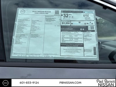 2026 Nissan Rogue Dark Armor