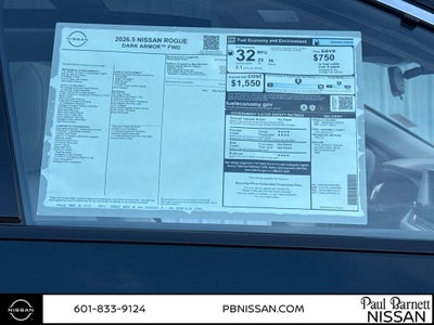 2026 Nissan Rogue Dark Armor