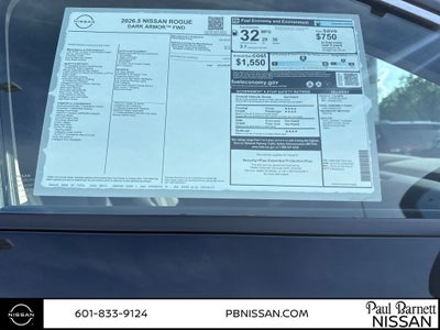 2026 Nissan Rogue Dark Armor