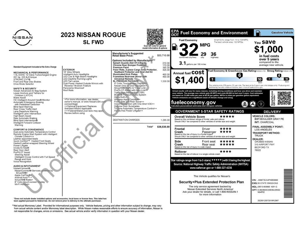 2023 Nissan Rogue SL