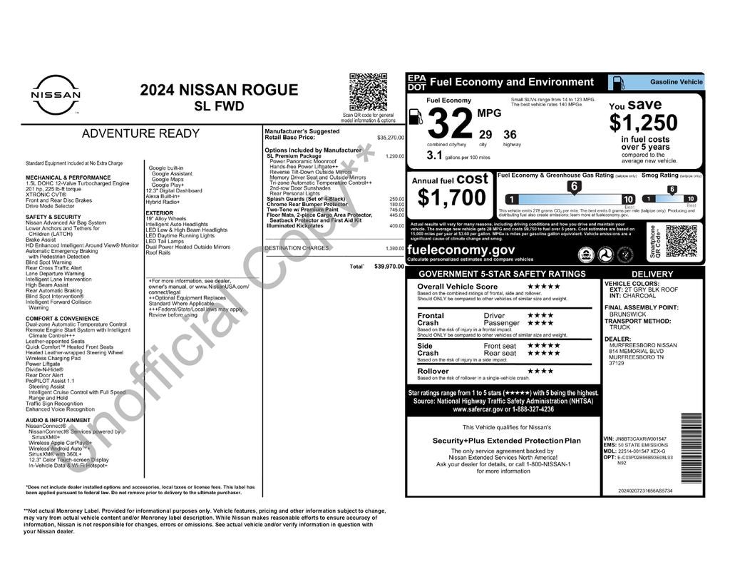 2024 Nissan Rogue SL
