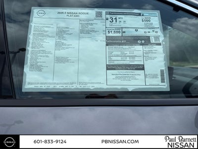 2026 Nissan Rogue Platinum