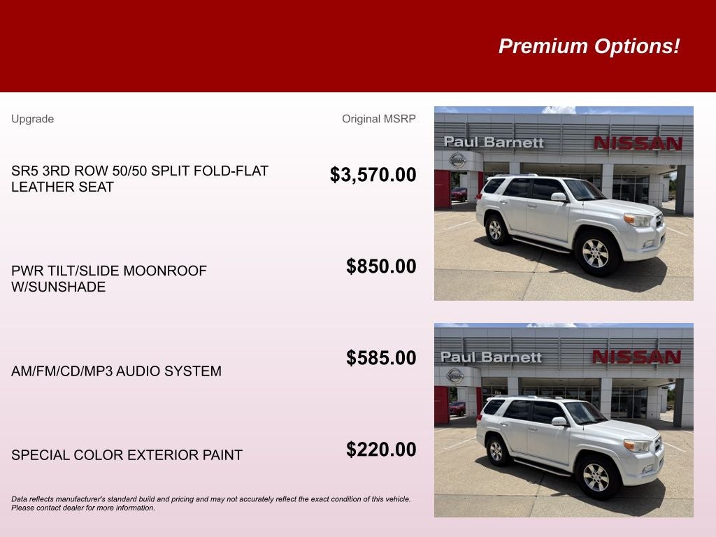 2011 Toyota 4Runner SR5