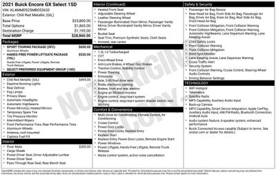 2021 Buick Encore GX Select